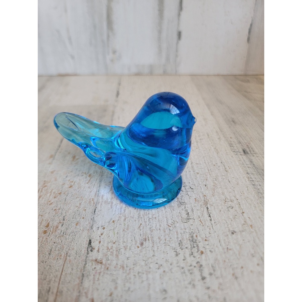 Leo ward bluebird glass unique figure Xmas home decor bird happiness